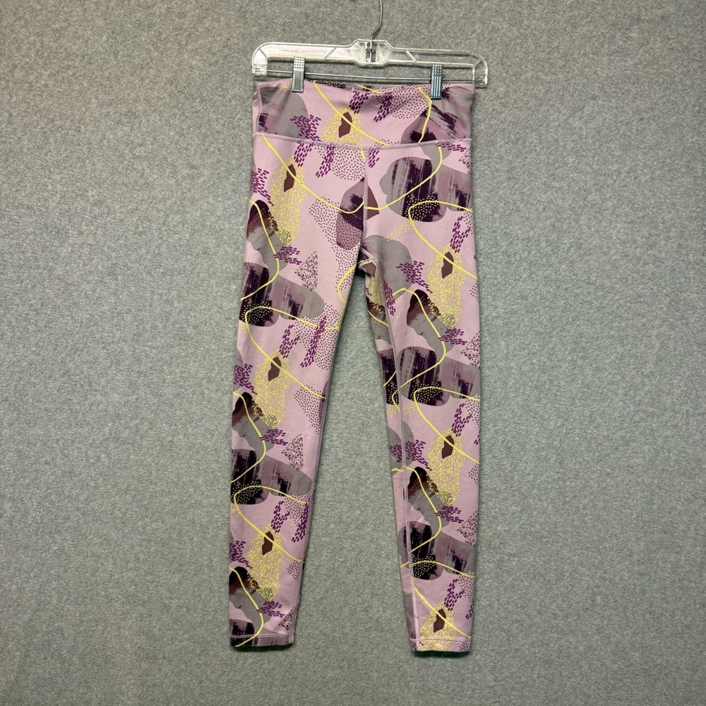 Athleta Girl 16 XXL High Rise Chit Chat  Leggings Pink Athletic Fitness